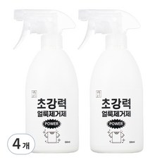 생활공식 초강력 파워 얼룩제거제, 500ml, 4개