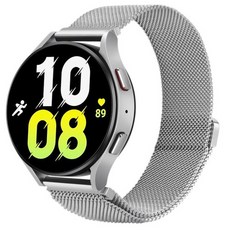 LIMSTAIL Galaxy Watch通用金屬錶帶, 銀色