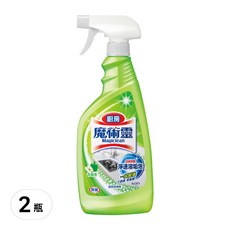 Kao 花王 魔術靈廚房清潔劑噴槍瓶 青蘋香, 500ml, 2瓶