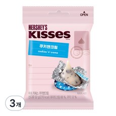 키세스 쿠키앤크림, 52g, 3개