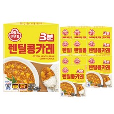 오뚜기 3분 렌틸카레, 200g, 11개