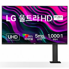 LG전자 4K UHD 360 모니터, 80cm, 32UN880