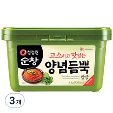 청정원순창 양념듬뿍 쌈장, 2kg, 3개