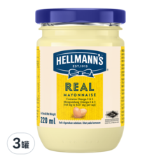 HELLMANN'S 美乃滋 經典原味, 220ml, 3罐
