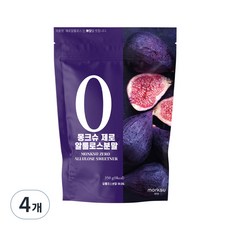 몽크슈 제로 알룰로스 분말, 350g, 4개