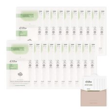달바 화이트 트러플 더블 진정 보습 마스크팩 20p + 약산성 젤 클렌저 3ml x 5p 세트, 1세트