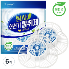 탐사 소변기 탈취제, 80g, 6개