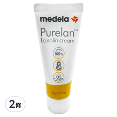 VIIDA 美德樂 Purelan™ 純羊脂膏, 快速舒緩乳頭乾裂, 37g, 2條