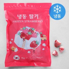 웰프레쉬 국내산 딸기 (냉동), 1kg, 1개