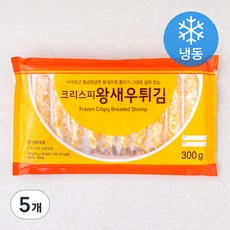 세미원 크리스피 왕새우튀김 (냉동), 300g, 5개