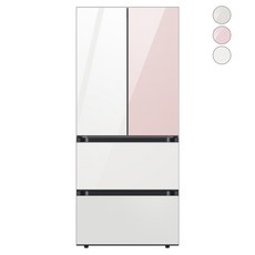 [색상선택형] 삼성전자 비스포크 키친핏 김치냉장고 플러스 방문설치, 글램 화이트