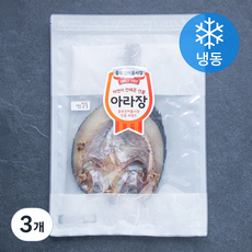 아라장 여수 반건조 손질 우럭 중 1마리 (냉동), 230g, 3개