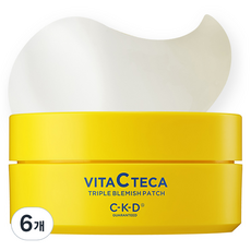 C-K-D GUARANTEED Vita C Teca亮白三重淡斑局部面膜, 6罐, 60入
