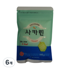 해가원 햇살나래 사카린, 100g, 6개