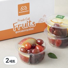 만나다 프레시 믹스 파인애플 포도 토마토 150g x 3p + 사과 포도 토마토 150g x 3p
