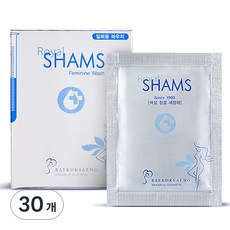 백옥생 로얄 샴스 여성청결제 파우치, 5ml, 30개