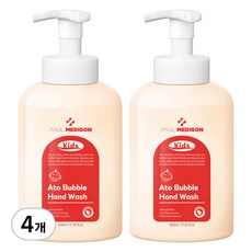폴메디슨 키즈 아토 버블 핸드워시, 화이트머스크향, 510ml, 4개