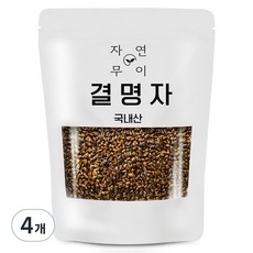 자연무이 결명자 볶지않은 건조 결명자차, 300g, 4개