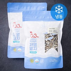 무풍지대 염도 0.3% 깨끗하고 짜지않은 저염멸치 볶음조림용 (냉동), 150g, 2팩