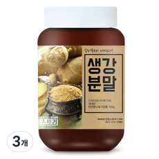 건강스토리 국내산 생강 가루, 100g, 3개
