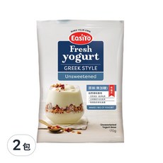 EasiYo 希臘式 優格粉 原味, 紐西蘭原裝進口, 含百億乳酸菌, 170g, 2包