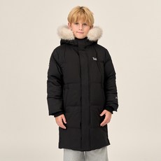 Yale Kids 兒童耶魯標誌性連帽毛皮長鴨絨毛衣 YJCPJPD43150