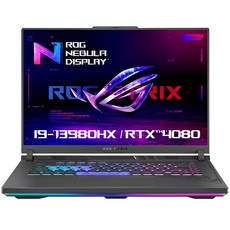 에이수스 2023 ROG 스트릭스 G16 지포스 RTX 4080, Eclipse Gray, 코어i9, 1536GB, 32GB, Free DOS, G614JZ-N4015