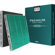 필터포유 프리미엄 그린 자동차 에어컨 히터 필터 렉스턴 G4 / 렉스턴 스포츠 / 렉스턴 칸, CFUP015, 1개