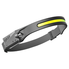 西格傢飾 270度全視線夜間運動頭燈 10W, 1200mAh, DC5V, 黑色, 1個