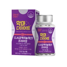 악마다이어트 CLA 공액리놀레산 프리미엄 930mg, 60정, 1개
