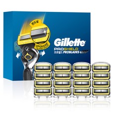 Gillette 吉列 ProShield鋒護系列刮鬍刀+刮鬍刀頭組, 16入, 1組