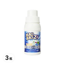 MAO BAO2 毛寶兔 超天然小蘇打活氧殺菌漂白素, 有效去除頑固污漬, 適用於嬰幼兒衣物, 預防衣物發黃, 環保無污染, 330g, 3瓶