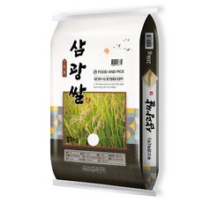 푸드앤픽 2024년산 햅쌀 삼광 쌀 특등급, 1개, 20kg, 특
