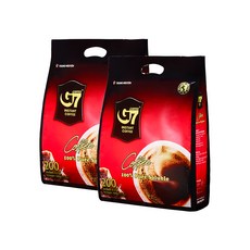 G7 블랙커피 퓨어 블랙 커피, 200개입, 2개