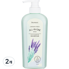 디오프러스 라벤더 프레쉬 올인원 워시, 510ml, 2개