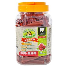 The Green 綠的 星型潔牙棒 牛肉+蔓越莓 500g, 日本最新技術 減少口臭, 維持心血管保健, 牛肉 + 蔓越莓, 1罐