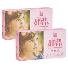 네이쳐러브메레 유아용 섬유유연제 건조기시트 체리블라썸향 40p, 80g, 2개 80g, 2개