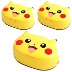 Bunnyland Pokemon 濕紙巾盒, 混色, 3個