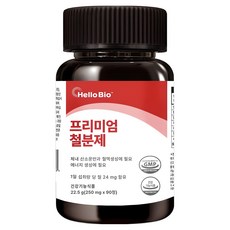 헬로바이오 프리미엄 철분제, 90정, 1개
