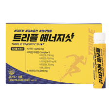 트리플 에너지샷 혼합음료, 25ml, 14개