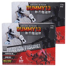 韓國 B&C 假人 13 DIY 球形關節可動人偶三重紅黑+白黑+全黑+6種武器+3個支架套裝, 2組