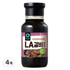 청정원 LA갈비양념, 280g, 4개