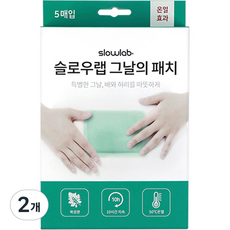 슬로우랩 그날의패치 핫팩 5p, 2개