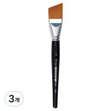 韓國 Rubens Rubens Art Brush D STYLE 斜角刷, 3個, 8號