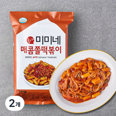 미미네 매콤쫄떡볶이 2인분, 481g, 2개