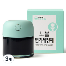 소다스쿨 노블 자동 변기세정제, 200g, 3개