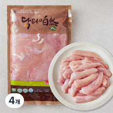 마니커 닭터의자연 무항생제 인증 1등급 닭안심, 1kg, 4개 1kg, 4개