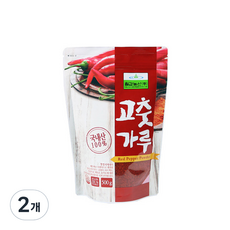 칠갑농산 고춧가루, 500g, 2개