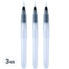 固體水彩畫水彩筆 3種 一般, 3組, 190mm