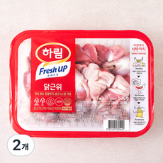 하림 Fresh UP 닭근위, 500g, 2개
